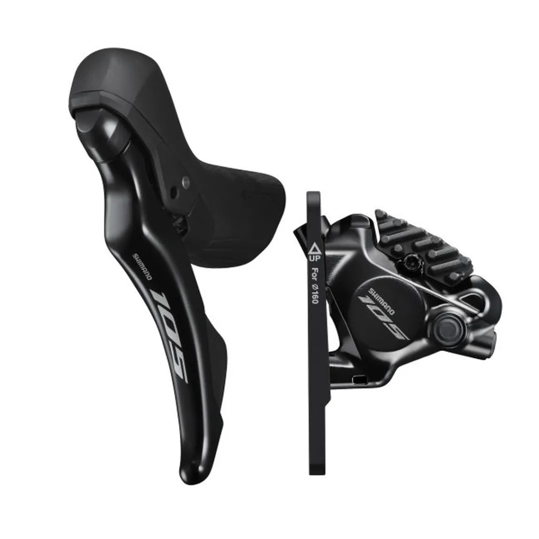 ROSE Bikes 105 ST-R7120 Brake/Shift Lever Combination Double x 12-Speed with BR-R7170 Disc Brake (Front or Rear)| Shift And Brake Lever Sets|Shifters
