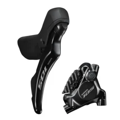 ROSE Bikes 105 ST-R7120 Brake/Shift Lever Combination Double x 12-Speed with BR-R7170 Disc Brake (Front or Rear)| Shift And Brake Lever Sets|Shifters