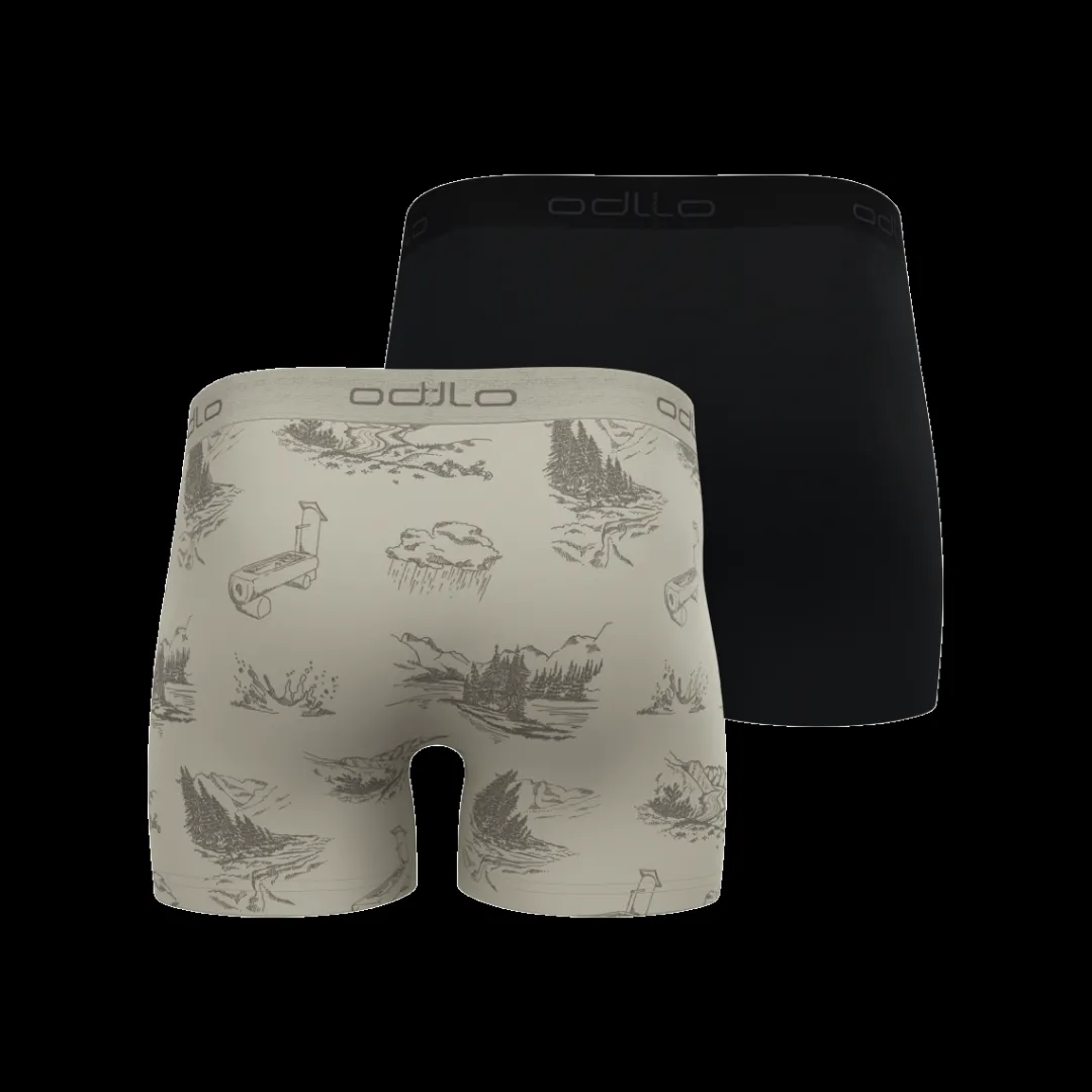 ROSE Bikes ACTIVE F-DRY GRAPHIC 2 PACK Boxer Shorts| Cycling Undershorts