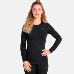 ROSE Bikes ACTIVE WARM ECO BL TOP Crew Neck L/S Women’s Long Sleeve Base Layer| Cycling Undershirts