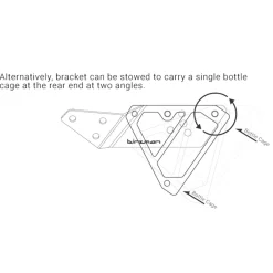 ROSE Bikes Aeroman bottle cage adapter for saddle fixing| Bottle Cages|Hydration Systems