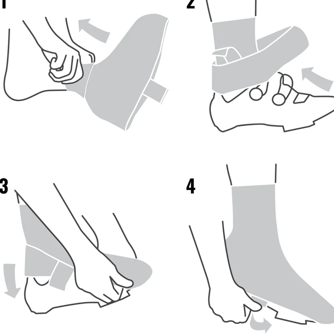 ROSE Bikes ARCTIC WATERPROOF HI-VIS WINTER SHOE COVER 01| Overshoes