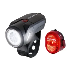 ROSE Bikes AURA 35 USB LED Front Light/NUGGET II Rear Light Set| Battery-Powered