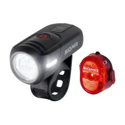 ROSE Bikes AURA 45 USB LED Front Light/NUGGET II Rear Light Set| Battery-Powered
