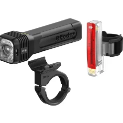 ROSE Bikes Blinder 80 Lux Front Light and Plus Rear Light Rechargeable Set| Battery-Powered