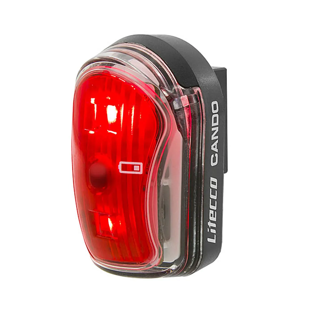 ROSE Bikes Cando battery-powered USB rear light with dual LED| Battery-Powered