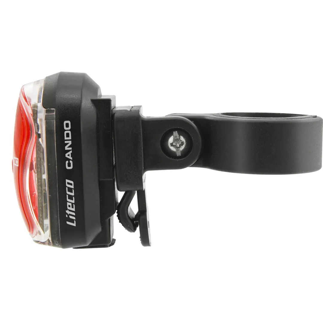 ROSE Bikes Cando battery-powered USB rear light with dual LED| Battery-Powered