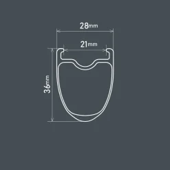 ROSE Bikes Dura Ace WH-R9270-C36-TL Disc Centerlock Road Rear Wheel 28"/700C| Road