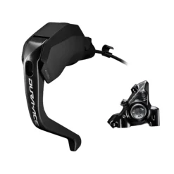 ROSE Bikes Dura-Ace Di2 ST-R9180 STI Triathlon TT Brake/Shift Lever Combination with BR-R9270 Disc Brake J-Kit Direct| Shift And Brake Lever Sets