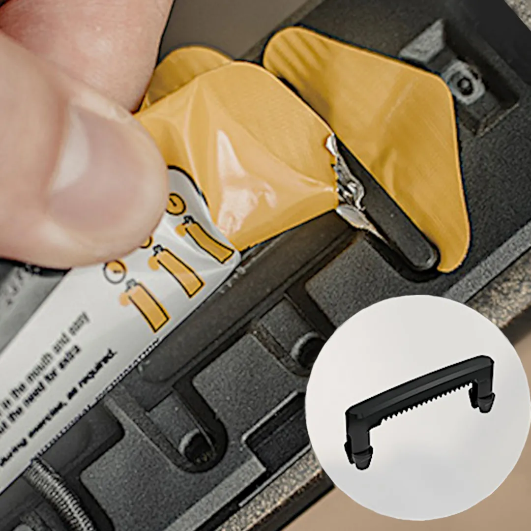 ROSE Bikes FastFuel Platform S Top Tube Holding System for Gels/Snacks| Bike Bags|Triathlon Top Tube Bags