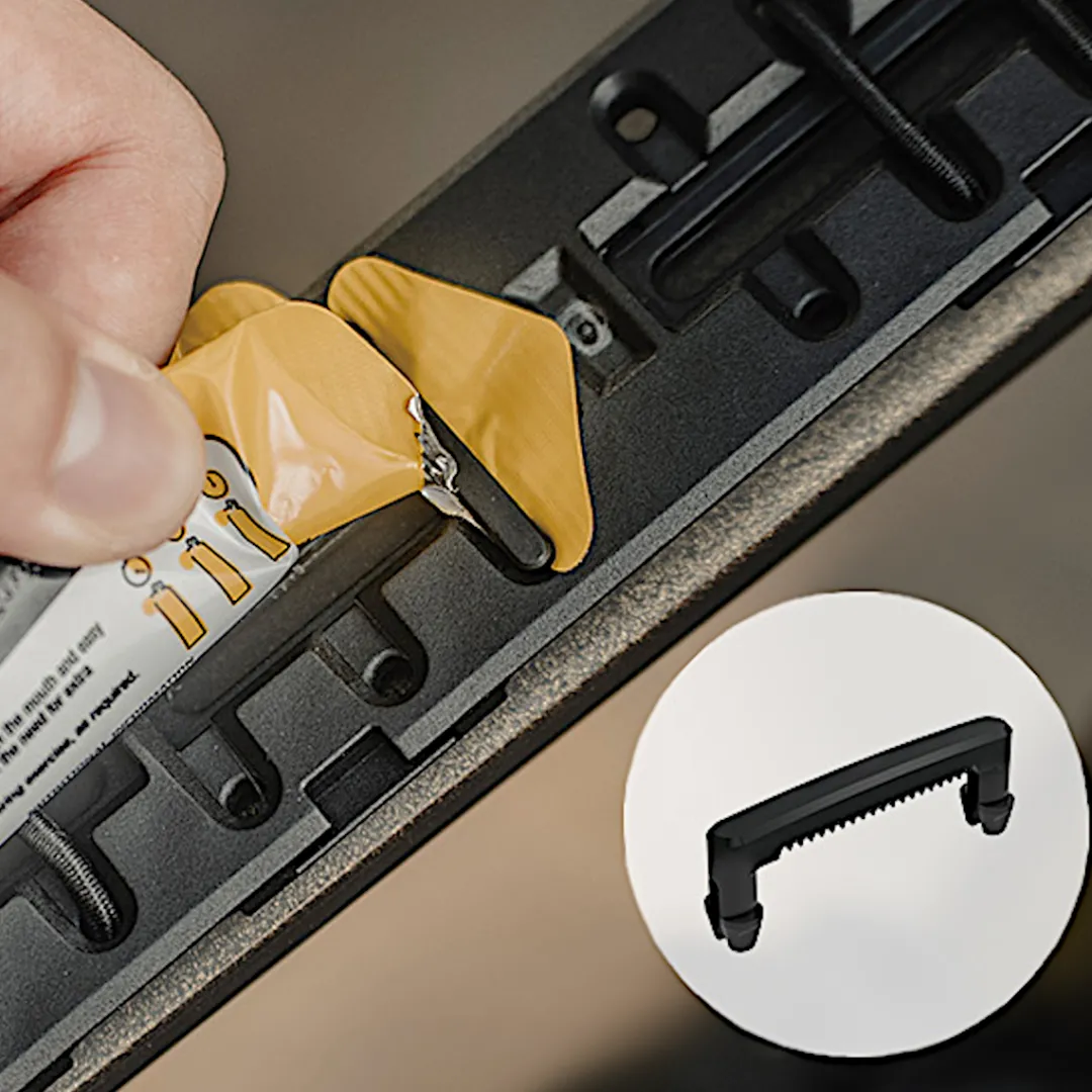 ROSE Bikes FastFuel Platform Top Tube Holding System for Gels/Snacks| Bike Bags|Triathlon Top Tube Bags