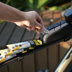 ROSE Bikes Fastfuel Tri-Station Top Tube Holding System for Gels/Snacks| Bike Bags|Triathlon Top Tube Bags