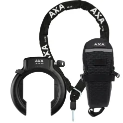 ROSE Bikes Frame Lock Set Imenso X-Large Retractable incl. ULC 130 Connecting Chain & Saddle Bag| Frame Locks