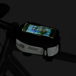 ROSE Bikes FRAMEBAG SMART REFLECT Top Tube Bag| Smartphone Accessories|Bike Bags