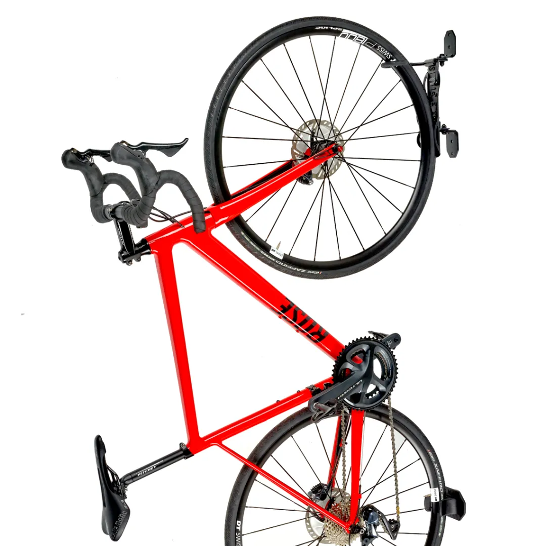 ROSE Bikes Hook-In Vario Wall Mount Bike Rack Foldable and Swivelling| Bike Racks