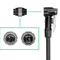 ROSE Bikes Hose with Clever Twin-Valve 2in1 Pump Head for Druckmacher XXL 260| Spares And Accessories