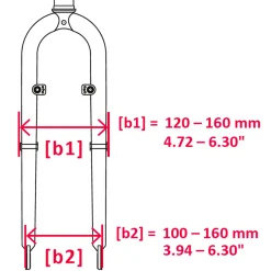 ROSE Bikes Lowrider Grand Expedition Front Rack| Front Racks|Lowriders