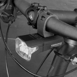 ROSE Bikes LS 480 Lighthammer Headlight + LS740 I-GO Vector Signal Rechargeable Rear Light Lighting Set| Battery-Powered