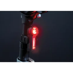 ROSE Bikes LS 480 Lighthammer Headlight + LS740 I-GO Vector Signal Rechargeable Rear Light Lighting Set| Battery-Powered