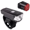 ROSE Bikes LYNX F30 II Front Light + LYNX R1 Rear Light Rechargeable Light Set| Battery-Powered