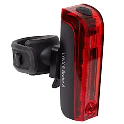 ROSE Bikes Lynx R Brake A Rechargeable Rear Light with Brake Light + Automatic Switch-Off| Battery-Powered