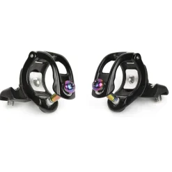 ROSE Bikes MatchMaker X Clamp with Rainbow Bolts, Left & Right (Pair)| Accessories