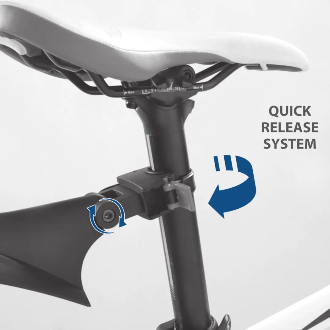 ROSE Bikes Mud Max QR.R Slim Rear Mudguard| City And Touring|Road