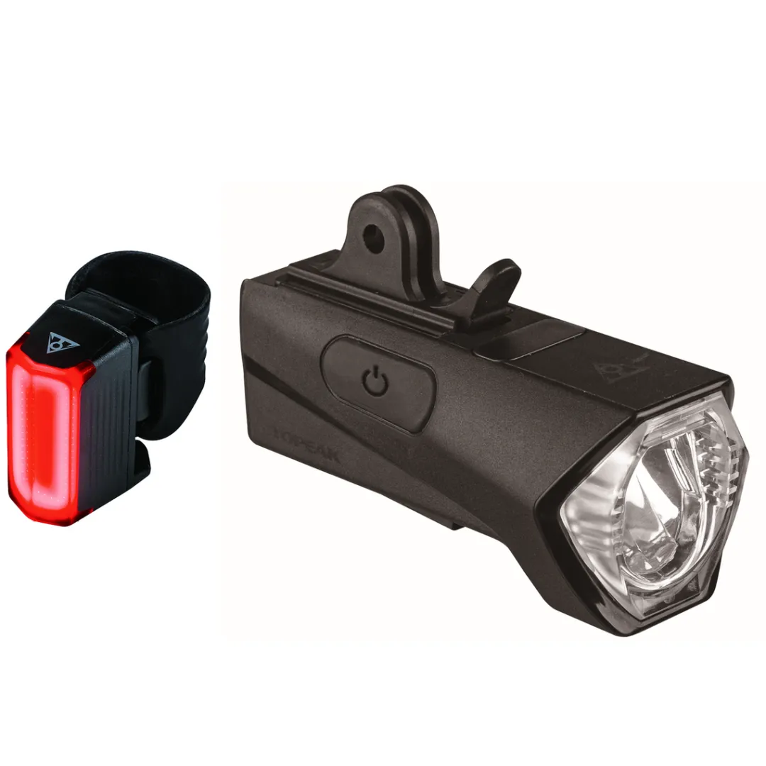 ROSE Bikes Powerlite Combo 70 Lighting Set| Battery-Powered