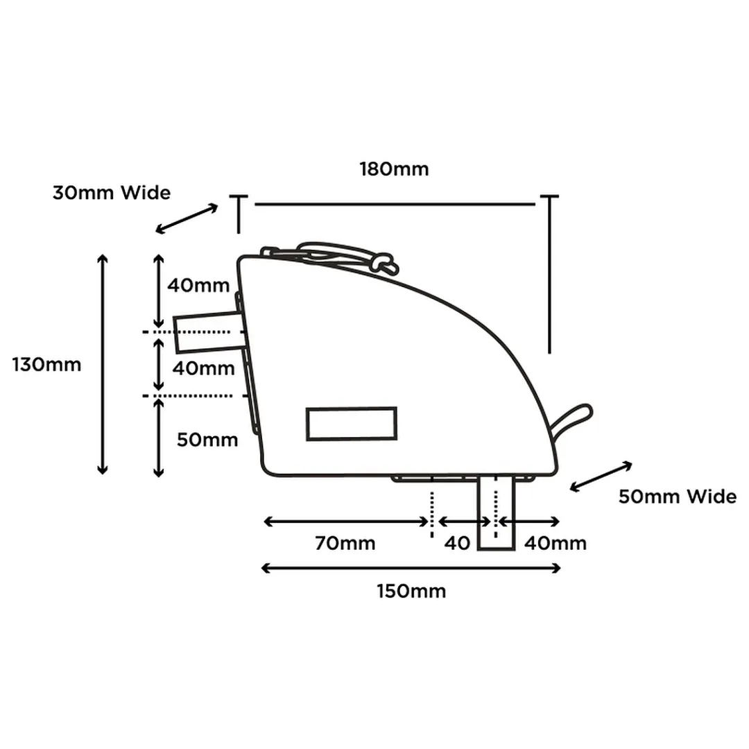 ROSE Bikes REAR TOP TUBE Bag| Bike Bags