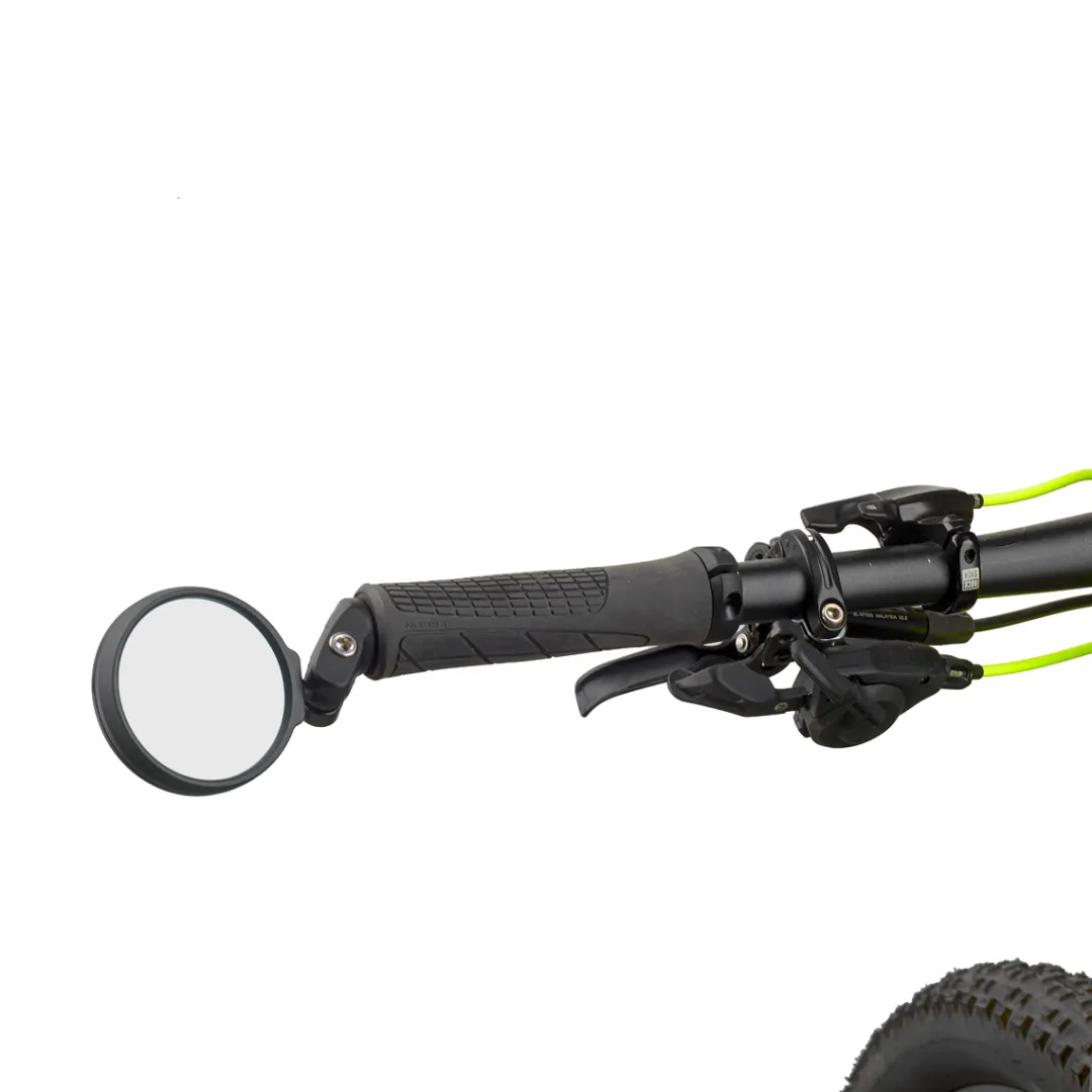 ROSE Bikes Rear View Vario Retractable Bicycle Mirror, Tinted| Handlebar Accessories