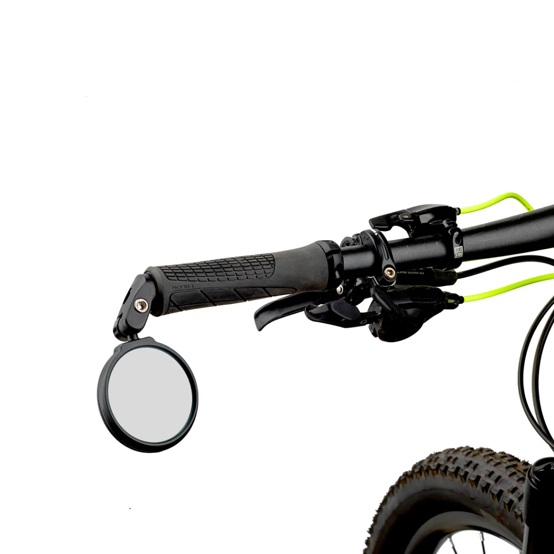 ROSE Bikes Rear View Vario Retractable Bicycle Mirror, Tinted| Handlebar Accessories