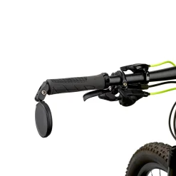 ROSE Bikes Rear View Vario Retractable Bicycle Mirror, Tinted| Handlebar Accessories