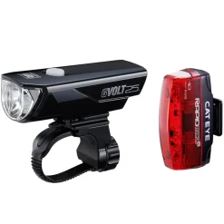 ROSE Bikes Rechargeable Light Set GVolt 25 Headlight + Micro G Rear Light USB| Battery-Powered