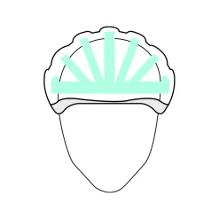 ROSE Bikes REPLACEMENT PAD I-VO BASIC PAD SET WITH CHIN PAD| Helmet Accessories