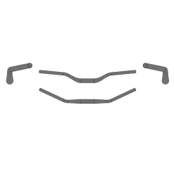 ROSE Bikes RISER BAR COMFORT 50/31.8 Touring Handlebar Safety Level 5| MTB And Touring