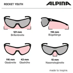 ROSE Bikes ROCKET YOUTH MTB children's sports glasses| Sunglasses|Accessories