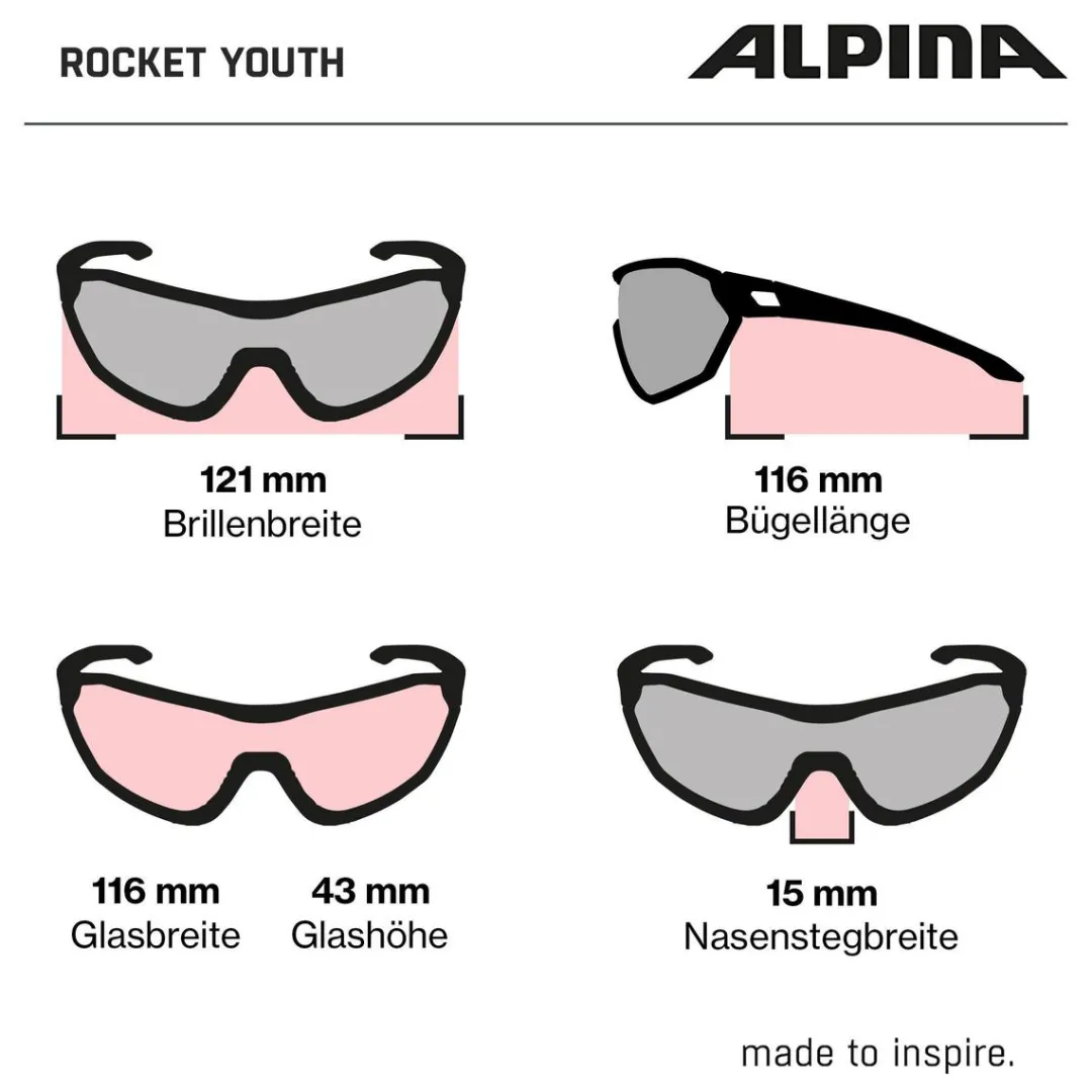 ROSE Bikes ROCKET YOUTH MTB children's sports glasses| Sunglasses|Accessories