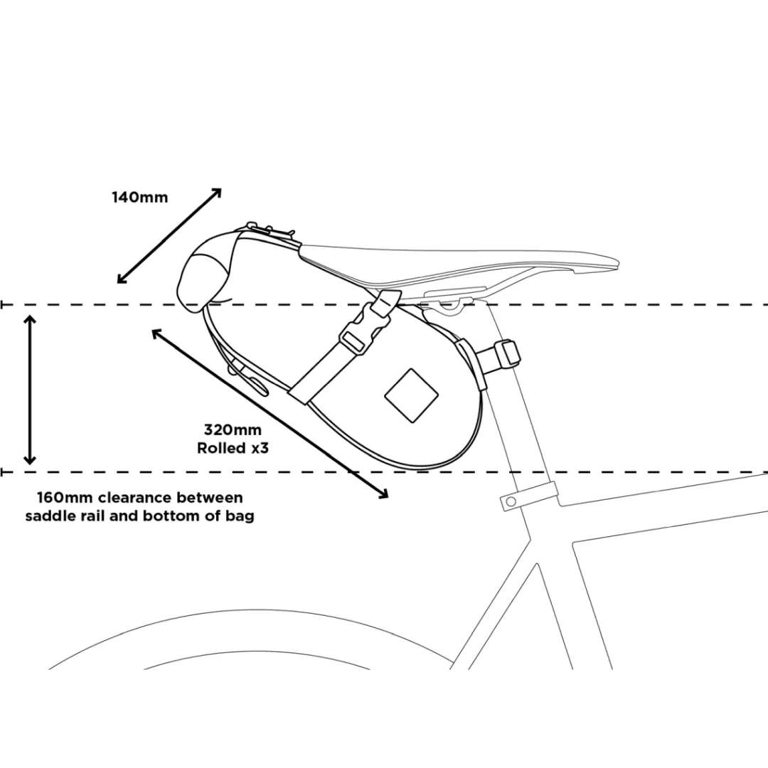 ROSE Bikes SADDLE PACK 4.5 L Saddle Bag| Bike Bags
