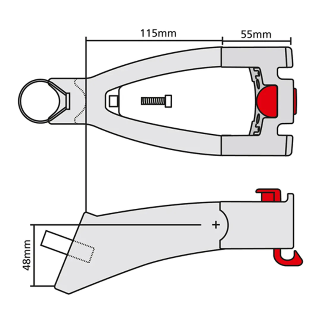 ROSE Bikes Seat Post Adapter Extender| Bike Bags|Accessories