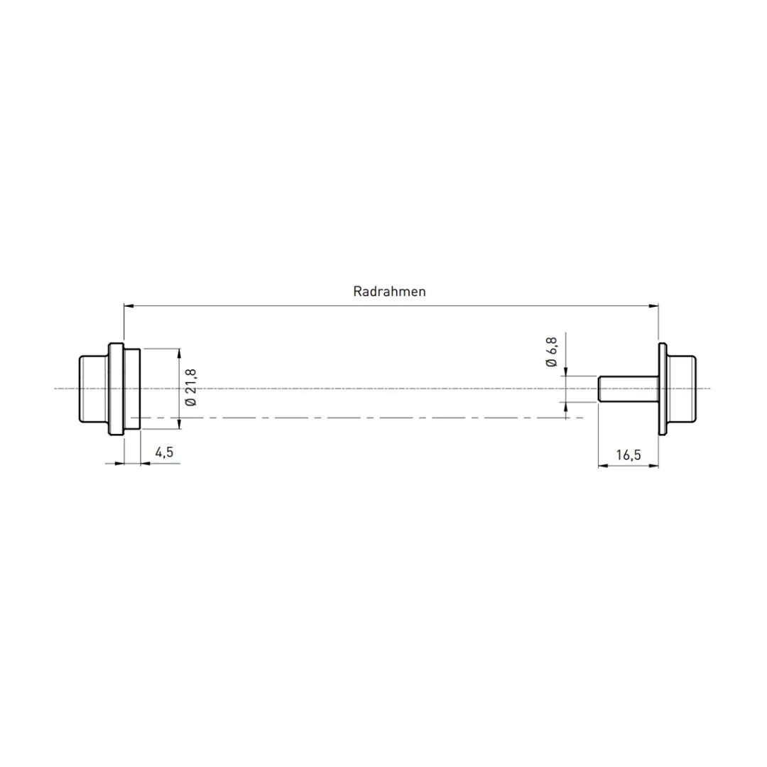 ROSE Bikes Tacx® T1709 E-Thru Axle Adapter X-12 for Classic Trainer| Accessories