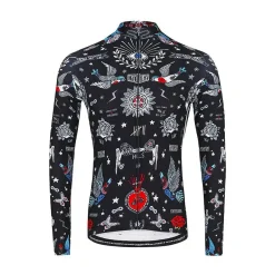 ROSE Bikes TATTOO MEN’S LONG SLEEVE JERSEY Cycling Jersey| Long Sleeve Jerseys
