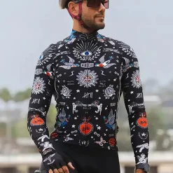 ROSE Bikes TATTOO MEN’S LONG SLEEVE JERSEY Cycling Jersey| Long Sleeve Jerseys
