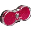 ROSE Bikes Toplight Flat Permanent Rear Light| Battery-Powered