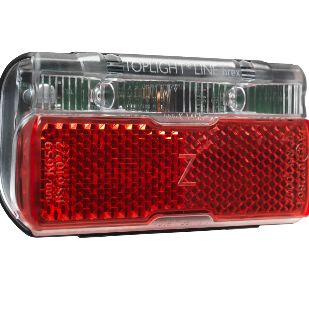 ROSE Bikes TOPLIGHT Line brex E-Bike LED Carrier Rear Light with Brake Light Function| E-Bike Lights