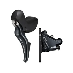 ROSE Bikes Ultegra ST-R8025 Brake/Shift Lever Combination 2x11 Speed with BR-R8070 Disc Brake Caliper Front or Rear (for Small Hands)| Disc Brakes