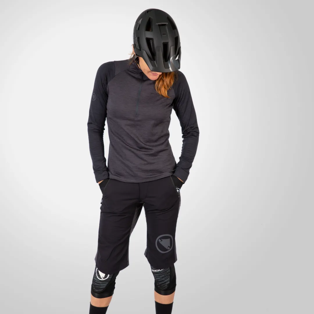 ROSE Bikes WOMEN’S SINGLETRACK FLEECE Long-Sleeved MTB Bike Shirt| MTB Shirts|Long Sleeve Jerseys