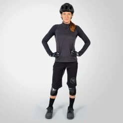 ROSE Bikes WOMEN’S SINGLETRACK FLEECE Long-Sleeved MTB Bike Shirt| MTB Shirts|Long Sleeve Jerseys